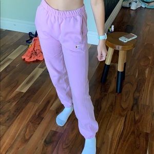 Champion sweatpants pink